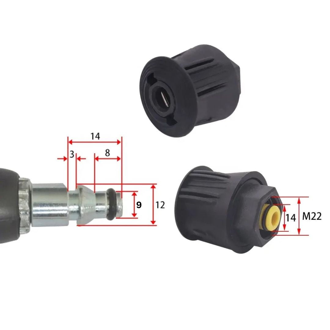 Nilfisk Adapter for Stubby Quick Release Trigger Gun. Snow foam trigger lance. Adapter Nilfisk short trigger gun. washme ireland