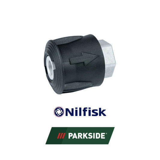 9mm Nilfisk Adapter for Stubby Quick Release Trigger Gun. Snow foam trigger lance. Adapter Nilfisk short trigger gun. washme ireland