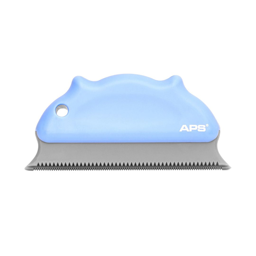 Blue and grey APS Pet Hair Removal Tool