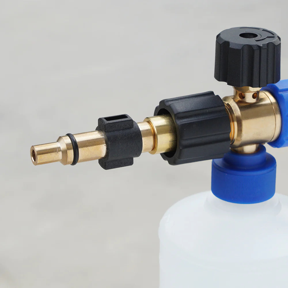 MJJC Snow Foam Cannon Lavor and Parkside adapter. Best Snow foam Gun. Thick snow foam. Best for professional snow foam gun. Snow foam gun for bilt hamber, autoglym, ADBL, Labocosmetica. MJJC Ireland. MJJC Cork Ireland