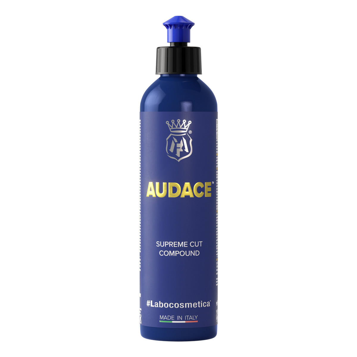 Labocosmetica Audace Supreme Cut compoung. Cutting compound for polishing machine. heavy cut compound. remove sanding marks. Polish. High gloss. Labcosmetica Cork Ireland.