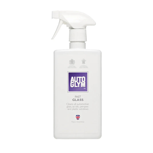 Autoglym Fast Glass. Best glass cleaner for cars. How to clean car glass. clean infotainment screen. clean sat nav screen. Autoglym Cork Ireland