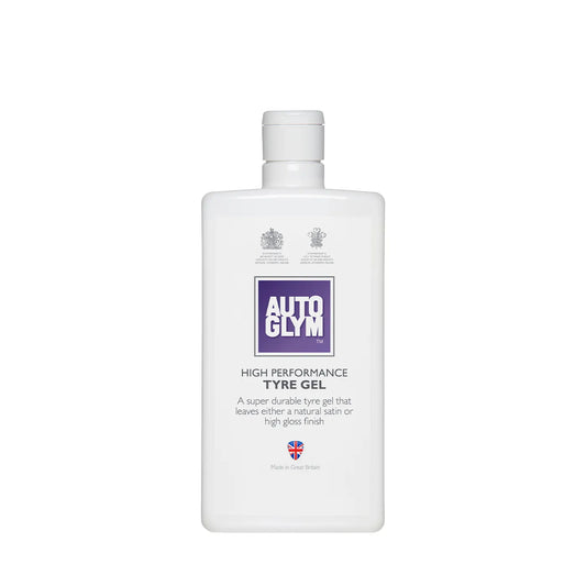 Autoglym High Performance Tyre Gel. Best Tyre dressing. Long last tyre shine. Meguires Endurance Tyre Gel. Autoglym Cork Ireland
