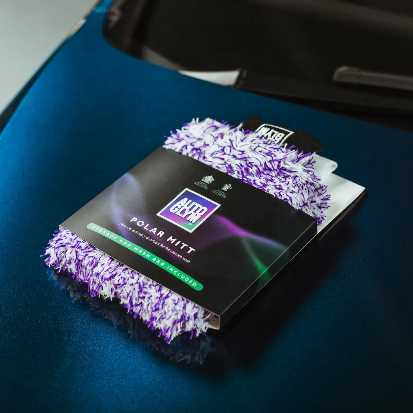 Autoglym Polar Wash Mitt with Storage and Wash bag