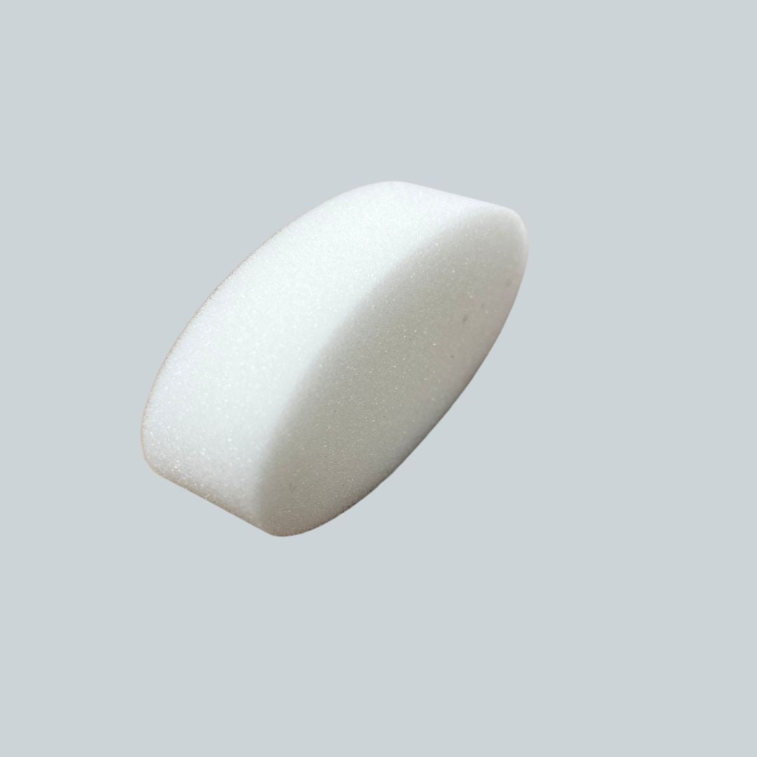 RR Customs Bad Boys Cork Ireland. Dressing applicator, wax applicator. white oval hard. foam applicator