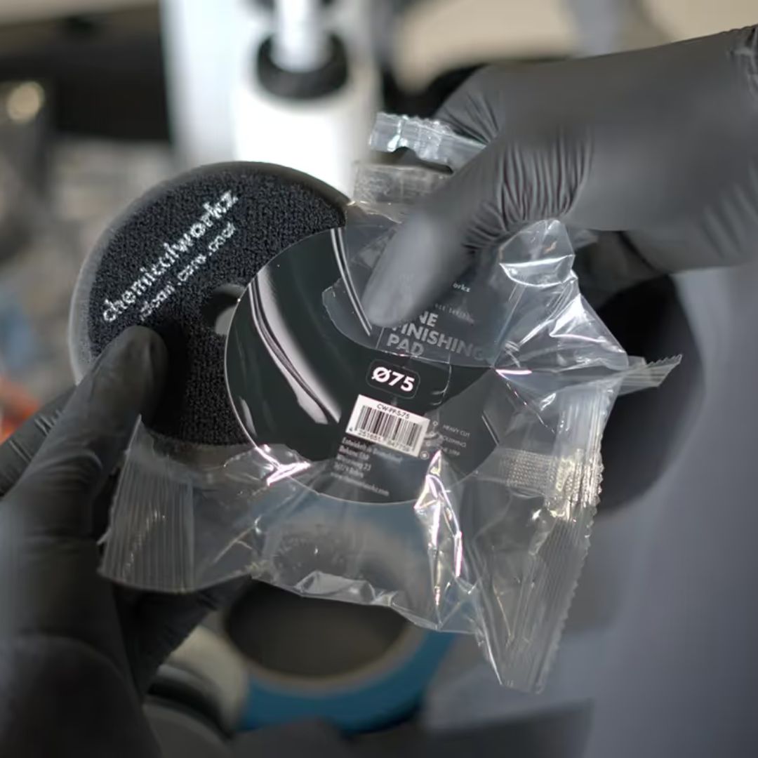 Chemicalworkz Polishing Pad 125 mm (5") - Fine Finishing Black