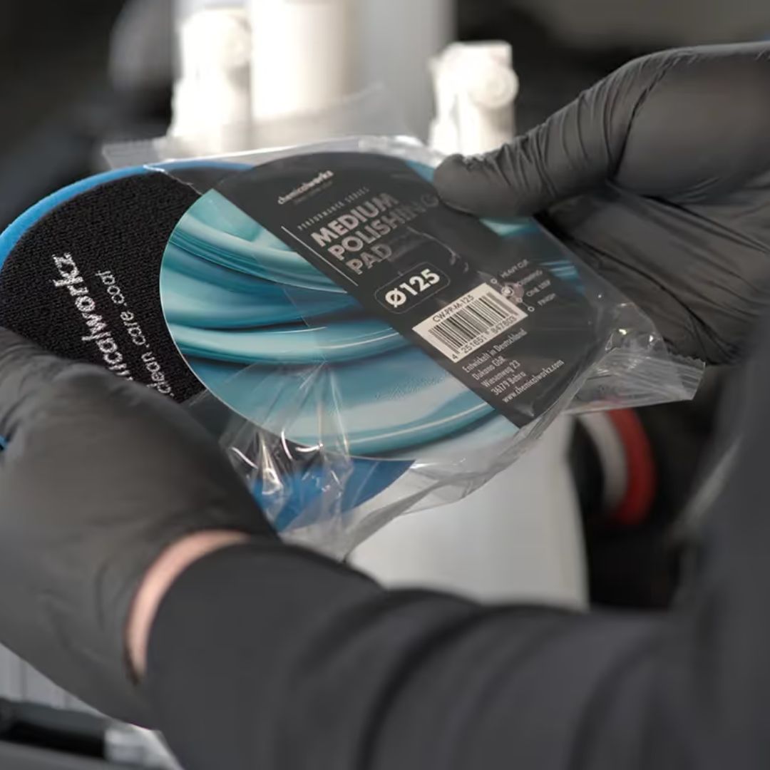 Chemicalworkz Polishing Pad 125 mm (5") - Medium Cut Blue