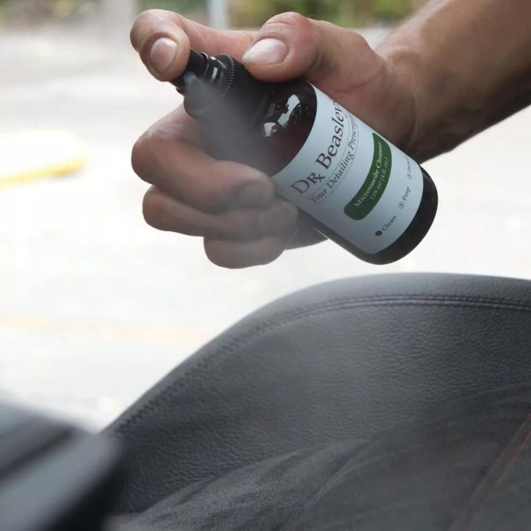 Dr. Beasley's Microsuede Cleanser 360ml. Suede cleaner for headliner and steering wheel. Dr. Beasley's Ireland