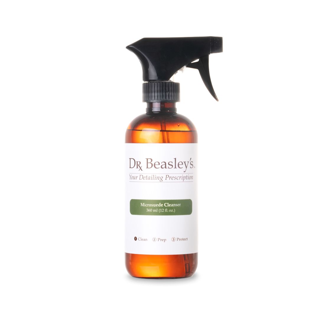 Dr. Beasley's Microsuede and Alcantara Cleanser 360ml. Suede cleaner for headliner and steering wheel. Dr. Beasley's Ireland
