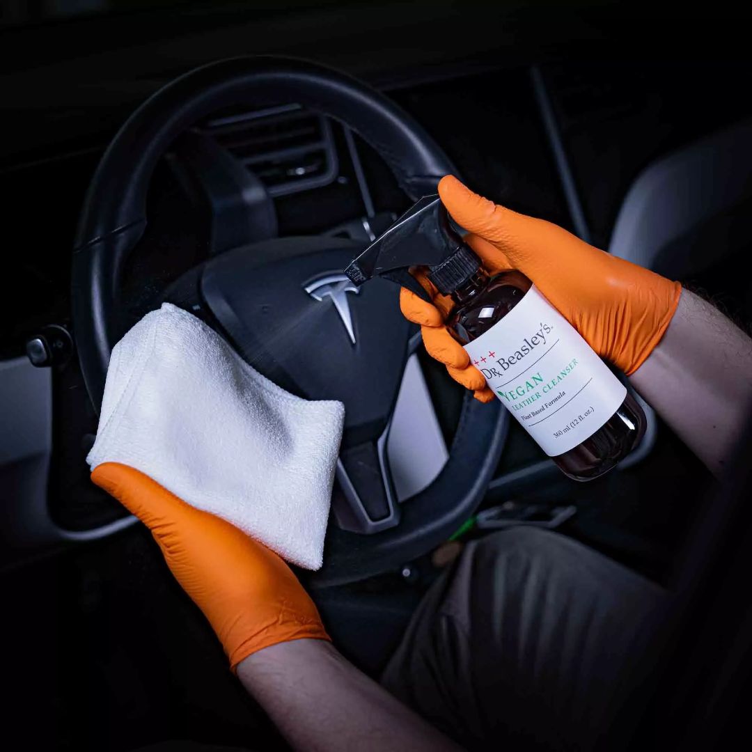 Dr. Beasley's Vegan Leather Cleanser 360ml. Leather cleaner for Tesla leather. Vegan Leather Cleaner. Dr. Beasley's Ireland