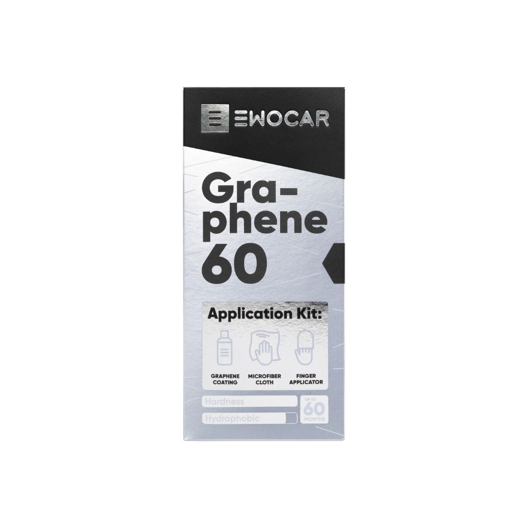 EWOCAR graphene 60 application kit packaging on a white background