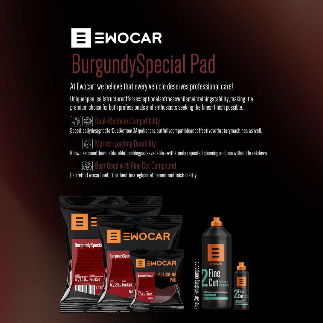 EWOCAR Polishing Pad Burgundy Finishing. EWOCAR Ireland