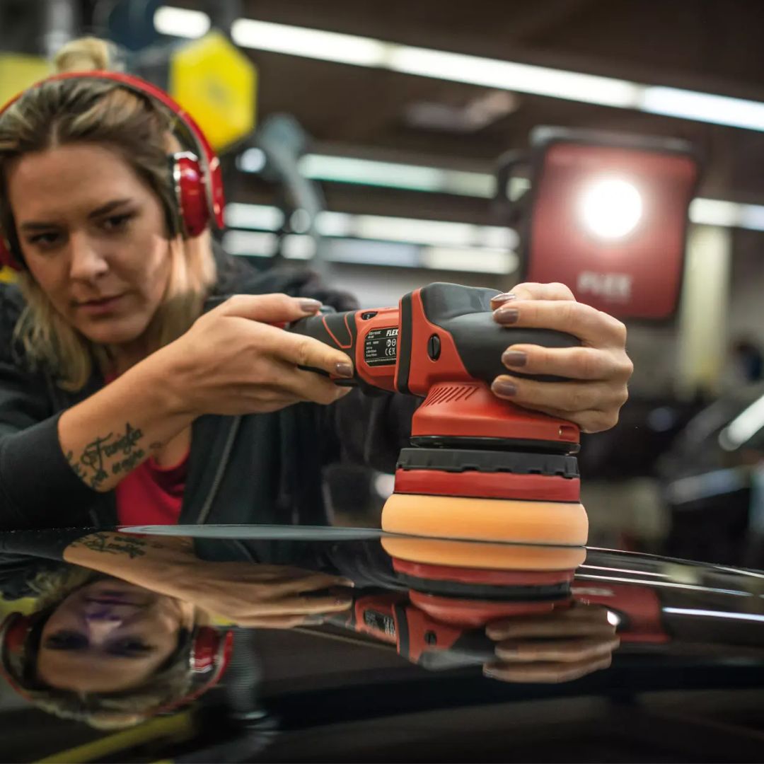 Flex XCE 8 125 Cordless Polisher Kit. Flex Ireland. Flex Tools Cork Ireland