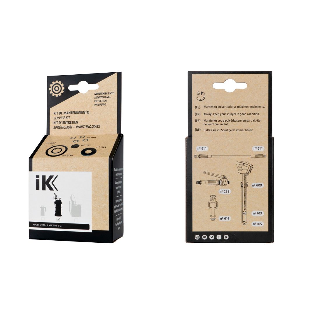 Official IK maintenance seal kit. IK Maintenance Kit for Multi and Multi Pro 6, 9, 12. IK Ireland