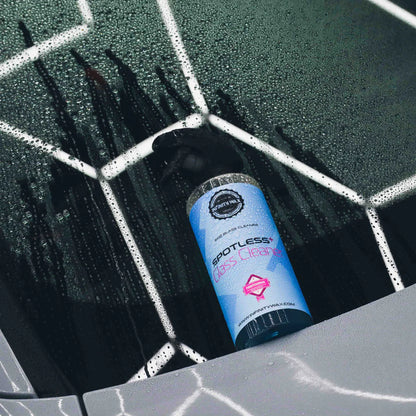 Infinity Wax Spotless Plus is a powerful glass cleaner that is infused with a super hydrophobic Si02 polymer that protects your exterior and interior glass for up to 2 months. Infinity Wax Ireland