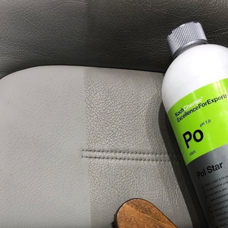Koch Chemie Pol Star product on a car seat