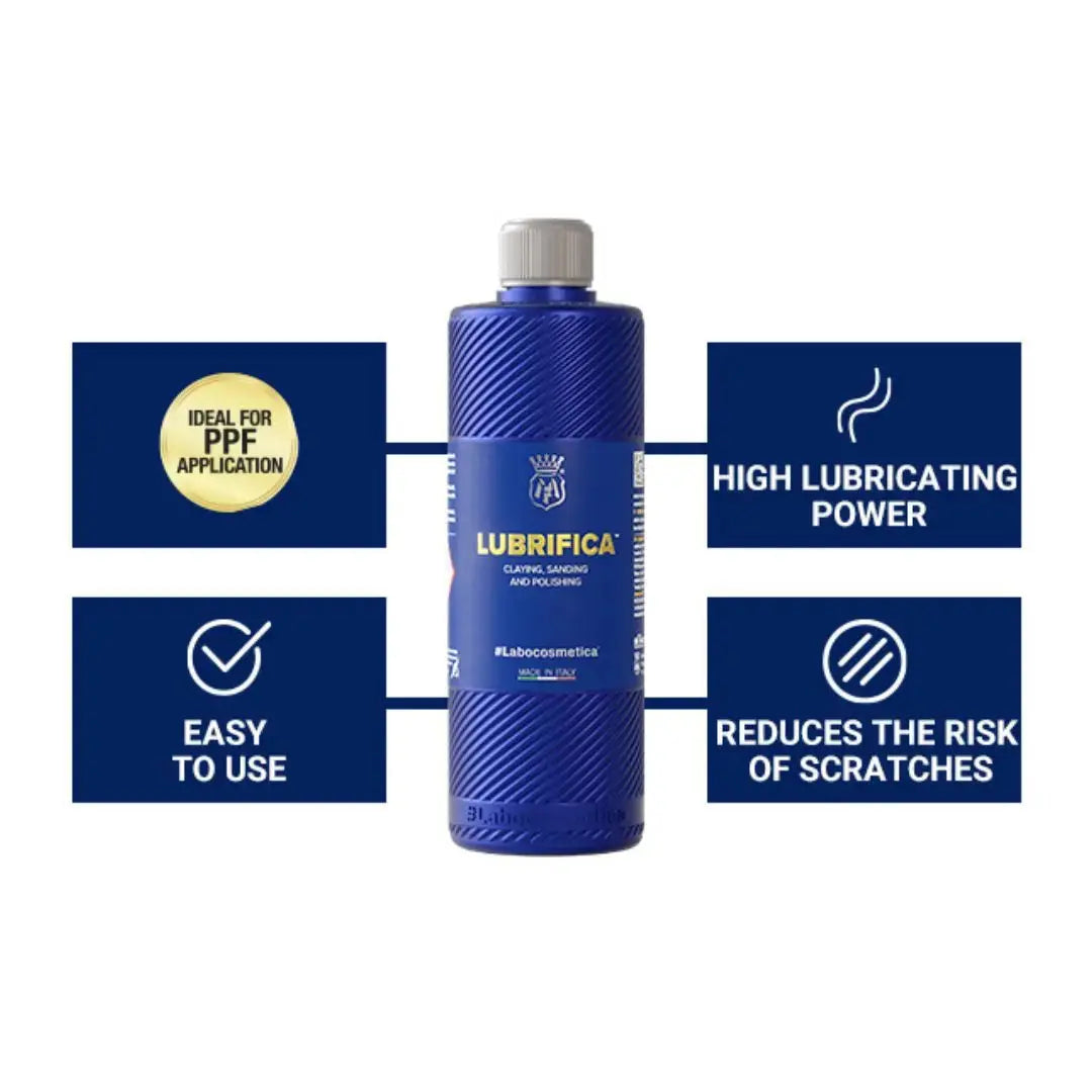 Labocosmetica Lubrifica. Clay lube and wrap installation. PFF film. best clay lube. Labocosmetica Cork Ireland