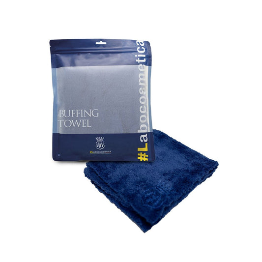 Labocosmetica buffing and polishing cloth. Buffing towel. Ultra soft microfibre with long and fluffy fibres. Soft cloth. quick detailer cloth and polish residue cloth. Labocsmetica Ireland