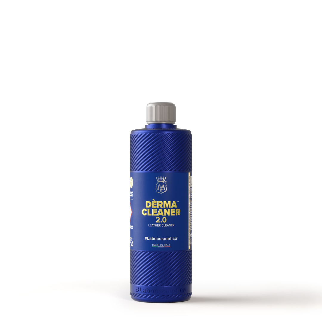 Labocosmetica Derma Leather Cleaner. Safe Leather Cleaner for all leather and steering wheel. Labocosmetica Cork Ireland. Great for Tesla vegan leather