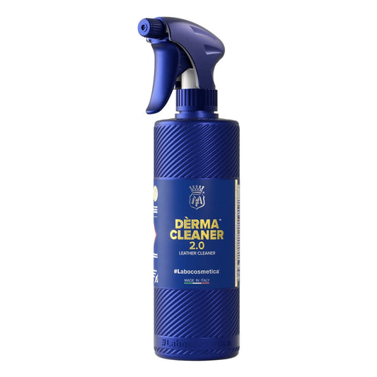 Labocosmetica Derma Leather Cleaner. Safe Leather Cleaner for all leather and steering wheel. Labocosmetica Cork Ireland. Great for Tesla vegan leather
