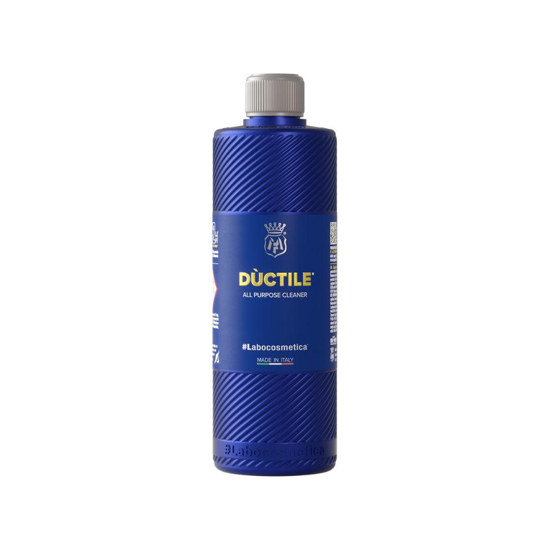 Labocosmetica Ductile APC. All Purpose Cleaner. Alcantara Safe. Blue bottle with see through cap. Labocosmetica Cork Ireland