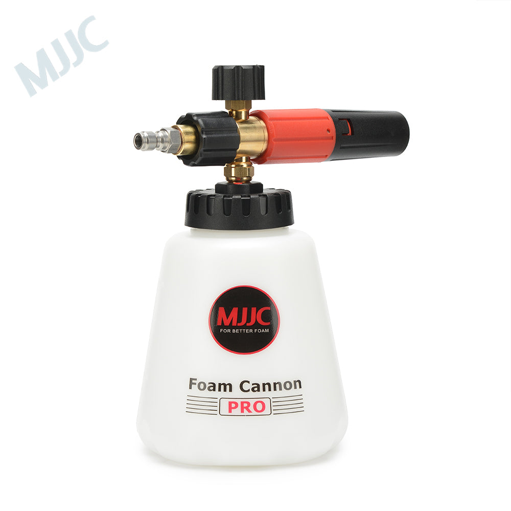MJJC Snow Foam Cannon Pro V2.0 - 1/4"Quick Release. Best Snow foam Gun. Wide bottle opening for easy fill. Thick snow foam. Best for professional snow foam gun. Snow foam gun for bilt hamber, autoglym, ADBL, Labocosmetica. MJJC Ireland. MJJC Cork Ireland