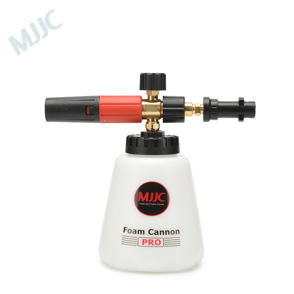 MJJC Snow Foam Cannon Pro V2.0 - Karcher K-Series. Karcher K2, K3, K4, K5 and K7. Best Snow foam Gun. Wide bottle opening for easy fill. Thick snow foam. Best for professional snow foam gun. Snow foam gun for bilt hamber, autoglym, ADBL, Labocosmetica. MJJC Ireland. MJJC Cork Ireland