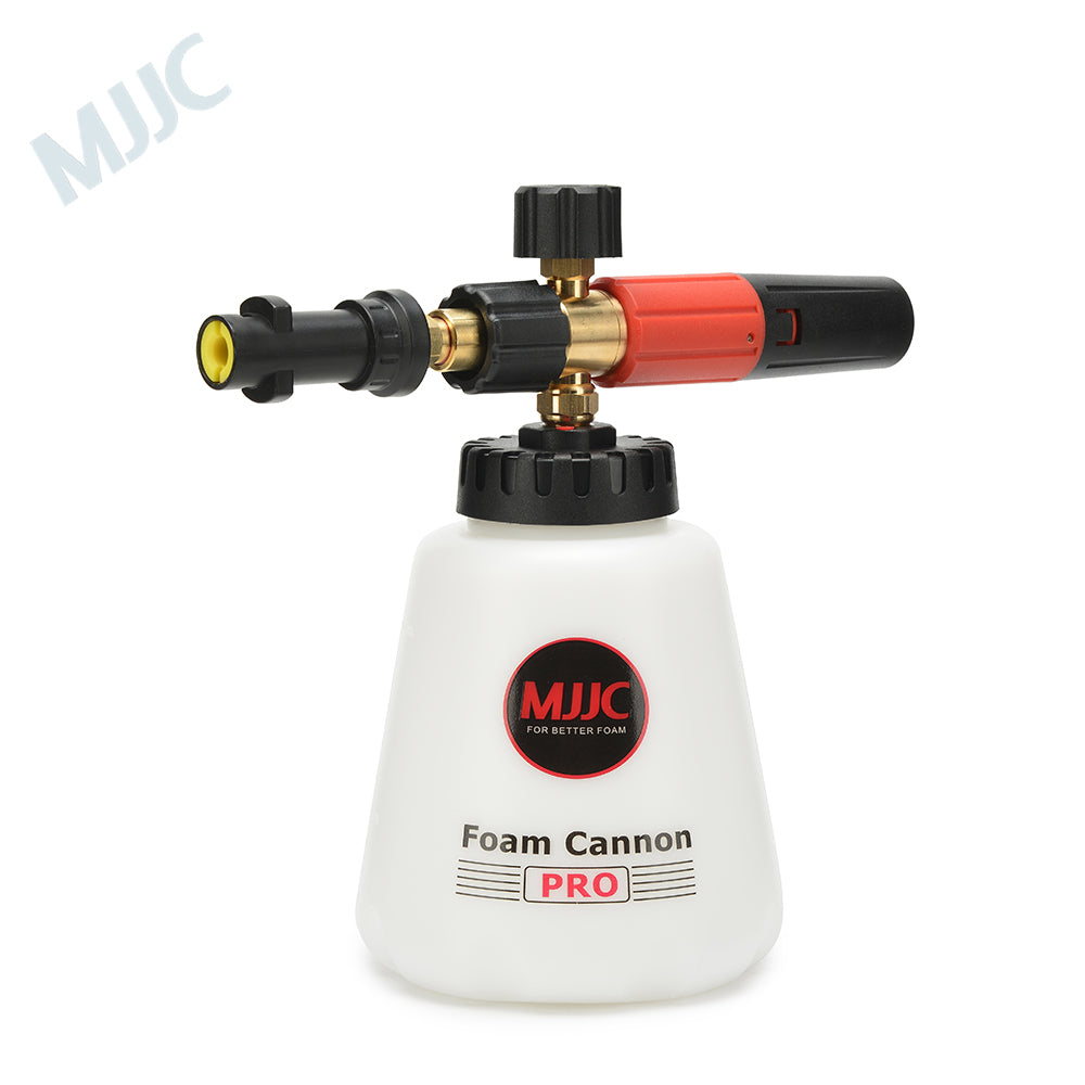 MJJC Snow Foam Cannon Pro V2.0 - Karcher K-Series. Karcher K2, K3, K4, K5 and K7. Best Snow foam Gun. Wide bottle opening for easy fill. Thick snow foam. Best for professional snow foam gun. Snow foam gun for bilt hamber, autoglym, ADBL, Labocosmetica. MJJC Ireland. MJJC Cork Ireland