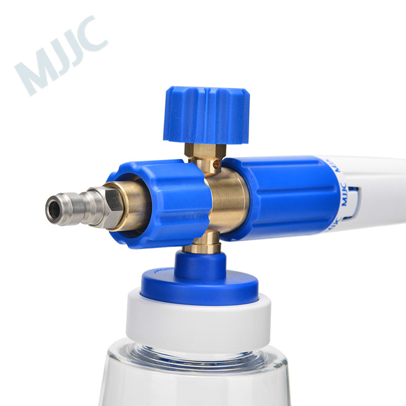 MJJC Snow Foam Cannon S V3.0 - 1/4" Quick Release. Best Snow foam Gun. Wide bottle opening for easy fill. Thick snow foam. Best for professional snow foam gun. Snow foam gun for bilt hamber, autoglym, ADBL, Labocosmetica. MJJC Ireland. MJJC Cork Ireland