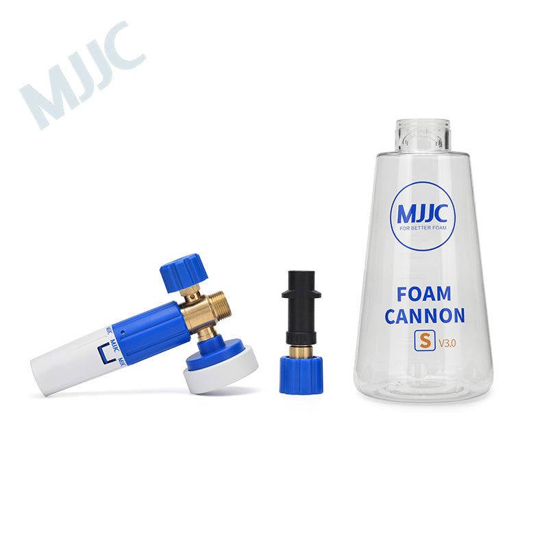 MJJC Snow Foam Cannon S V3.0 - Karcher K-Series. Karcher K2, K3, K4, K5 and K7. Best Snow foam Gun. Wide bottle opening for easy fill. Thick snow foam. Best for professional snow foam gun. Snow foam gun for bilt hamber, autoglym, ADBL, Labocosmetica. MJJC Ireland. MJJC Cork Ireland