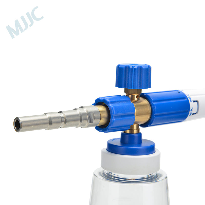 MJJC Snow Foam Cannon S V3.0 - Nilfisk/Kranzle Quick Release. Best Snow foam Gun. Wide bottle opening for easy fill. Thick snow foam. Best for professional snow foam gun. Snow foam gun for bilt hamber, autoglym, ADBL, Labocosmetica. MJJC Ireland. MJJC Cork Ireland