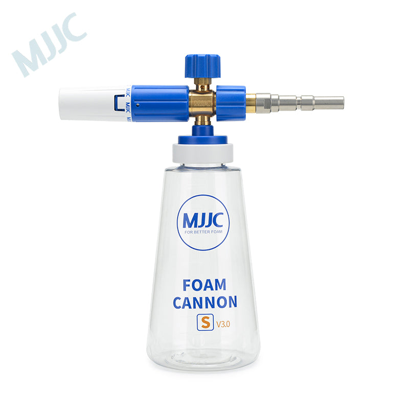 MJJC Snow Foam Cannon S V3.0 - Nilfisk/Kranzle Quick Release. Best Snow foam Gun. Wide bottle opening for easy fill. Thick snow foam. Best for professional snow foam gun. Snow foam gun for bilt hamber, autoglym, ADBL, Labocosmetica. MJJC Ireland. MJJC Cork Ireland