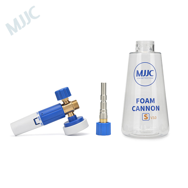 MJJC Snow Foam Cannon S V3.0 - Nilfisk/Kranzle Quick Release. Best Snow foam Gun. Wide bottle opening for easy fill. Thick snow foam. Best for professional snow foam gun. Snow foam gun for bilt hamber, autoglym, ADBL, Labocosmetica. MJJC Ireland. MJJC Cork Ireland