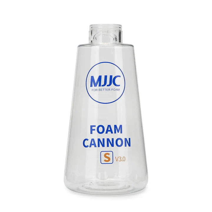 Spare bottle MJJC Snow Foam Cannon S V3.0 Black & Decker, Makita & New Bosch AQT. Best Snow foam Gun. Wide bottle opening for easy fill. Thick snow foam. Best for professional snow foam gun. Snow foam gun for bilt hamber, autoglym, ADBL, Labocosmetica. MJJC Ireland. MJJC Cork Ireland