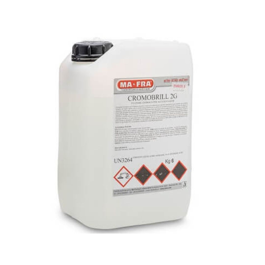MaFra Cromobill 2G Acid Wheel Cleaner. 6kg acid wheel cleaner. 5L acid wheel cleaner. best wheel cleaner to clean dirty wheels. MaFra Ireland