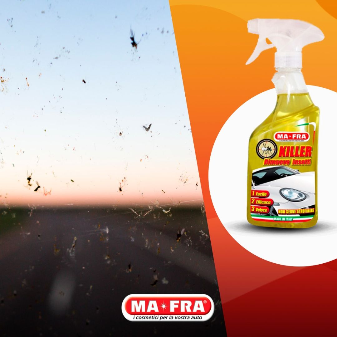 MaFra Killer Insect Remover. Touchless insect and bug remover. best way to remove insect and bugs from windshield. MaFra Ireland