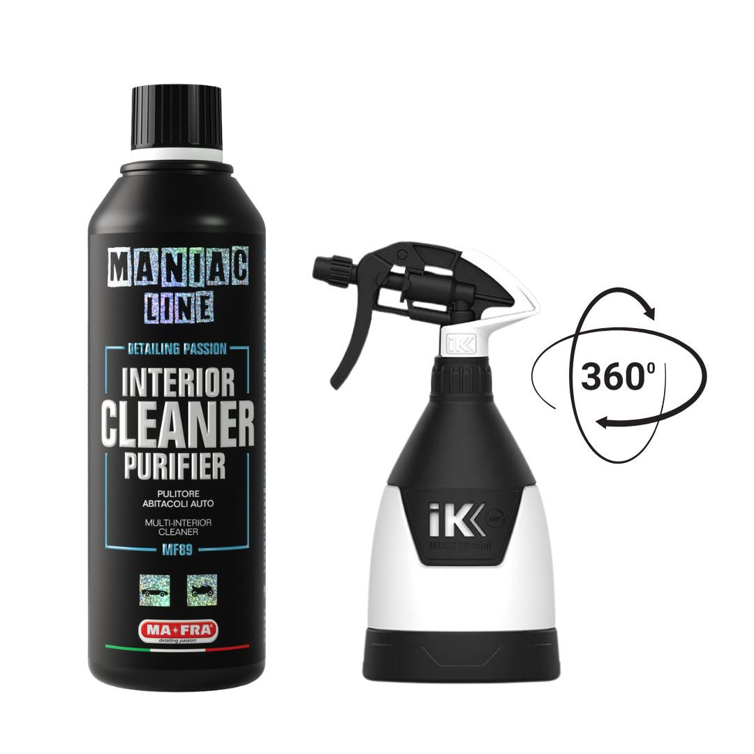 Ma-Fra Maniac Line Interior Cleaner and Purifier. Kills Bacteria. Best and safe interior cleaner for carpets and plastics. Labocosmetica. Ma-Fra Ireland Cork