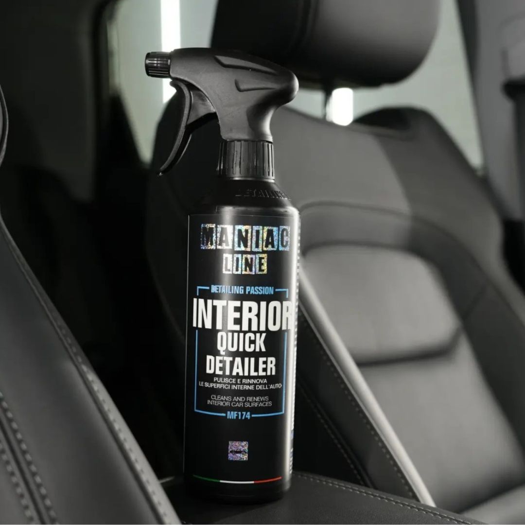 Maniac Interior Quick Detailer on Opel armrest