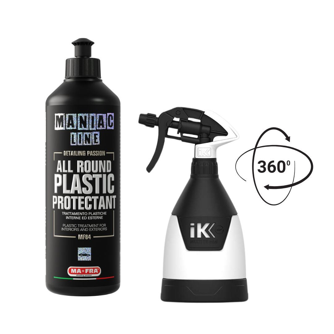 Ma-Fra Maniac Line Trim dressing and tyre dressing. Best trim dressing for interior, dashboard and tyres. Labocosmetica. Ma-Fra Ireland Cork