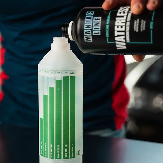 Maniac Waterless Wash. Best Waterless. P&S. Better than ONR. Waterless, from the Maniac line, is a revolutionary waterless cleaner that also offers an extraordinary shine, and has been specially formulated to be compatible with ceramic coatings.
