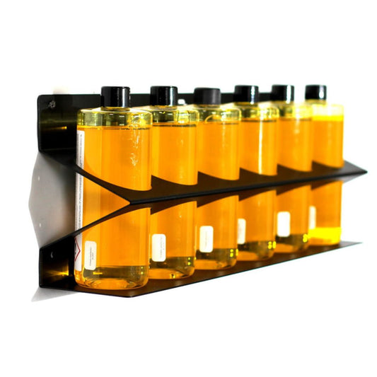 Poka Premium Bottle Holder for 6 bottles. High quality aluminium brush holder for workshop. Poka Premium Ireland Poka Premium Cork Ireland