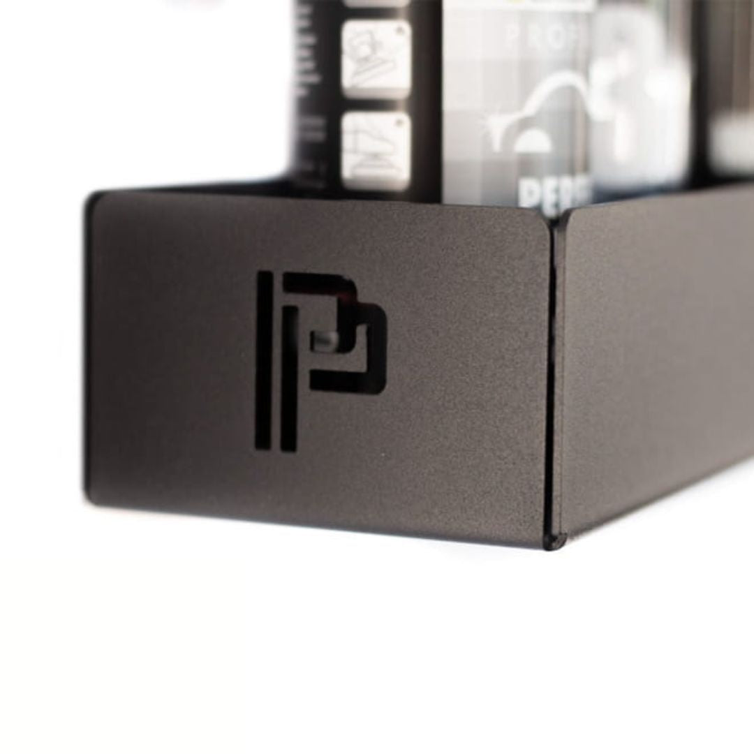 Poka Premium Bottle Holder Tray Finish 80cm. High quality aluminium brush holder for workshop. Poka Premium Ireland Poka Premium Cork Ireland