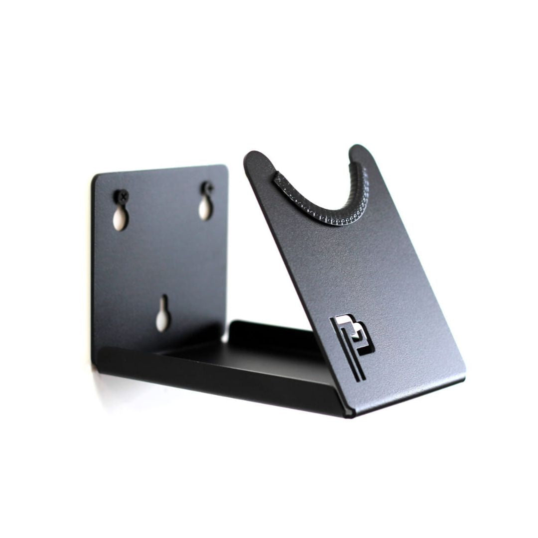 Poka Premium Small Machine Polisher Holder with Battery Shelf. High quality aluminium polish machine holder for workshop. Poka Premium Ireland Poka Premium Cork Ireland