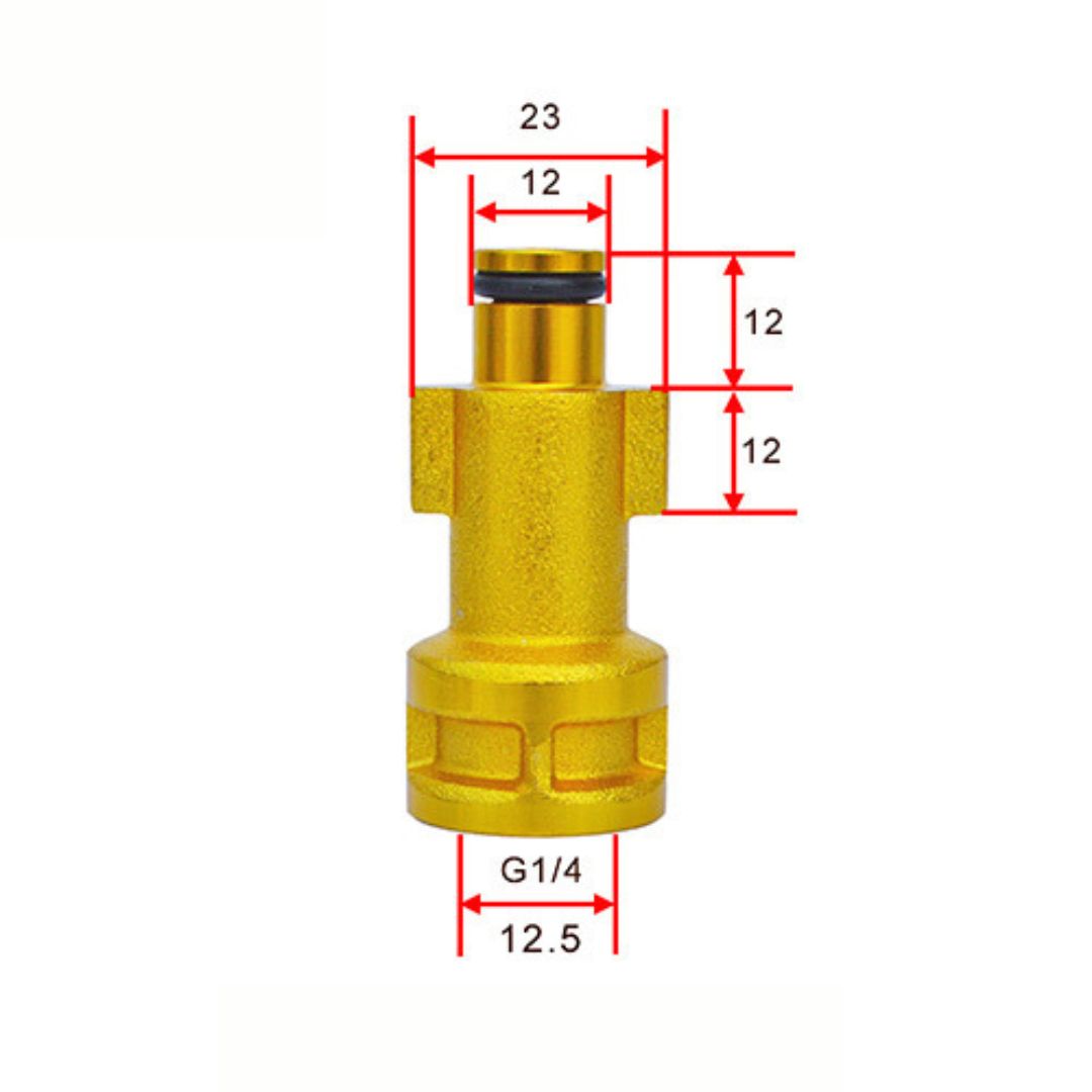 Snow Foam Adapter for Bosch and RAC. Pressure washer adapter. Polar Blast Foam Gun. Bosch RAC power washer