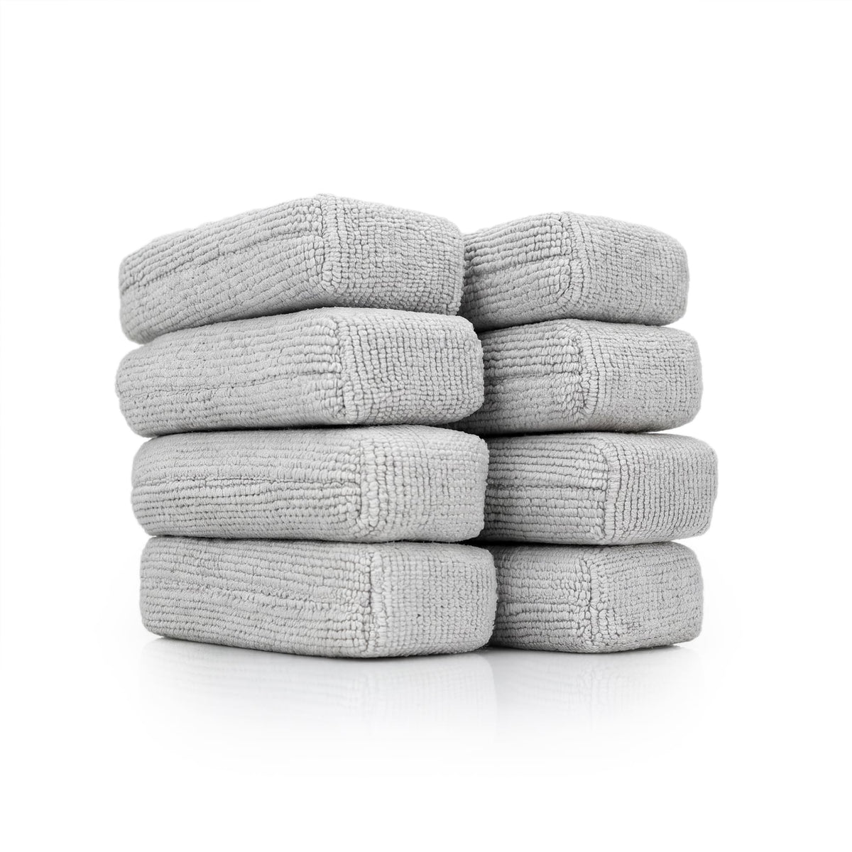 The Rag Company Pearl Sponge Applicator Ice Grey - 8-Pack