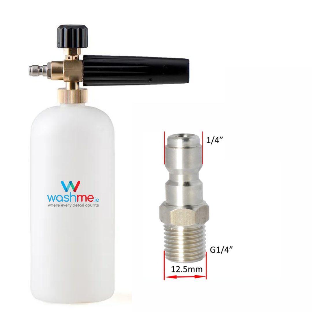 washme.ie High Pressure Car Wash Snow Foam Lance/ Foam Cannon. Snow foam lance is also called foam lance, foam cannon, foam generator, foam nozzle, foam gun. Best Foam gun Ireland