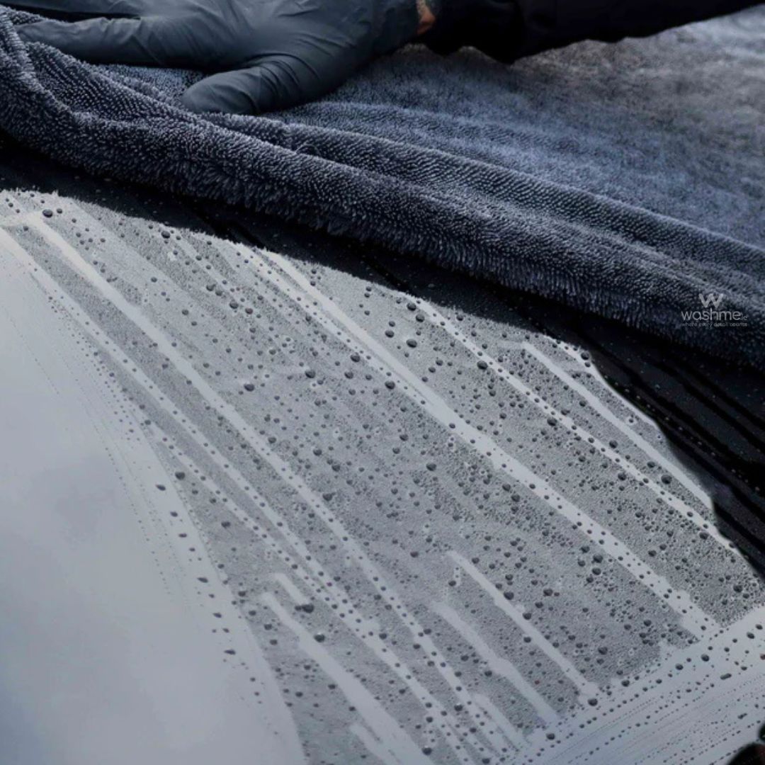 WashMe Dual Tommy XL Drying Towel 1800gsm. korean fibre drying towel. Best drying towel. Twisted look drying towel. Soft chenile drying towel. Highly absorbant drying towel. Ireland