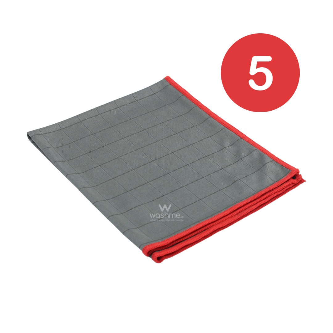 WashMe CARBON Heavy Duty Microfibre Cloth for Glass and Interior WashMe Microfibre