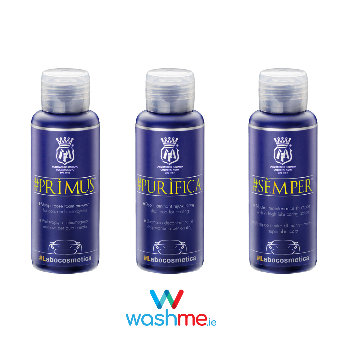 Labocosmetica 3ph Kit. Primus, Purifica, Semper, Revitax. Labocosmetica Cork Ireland