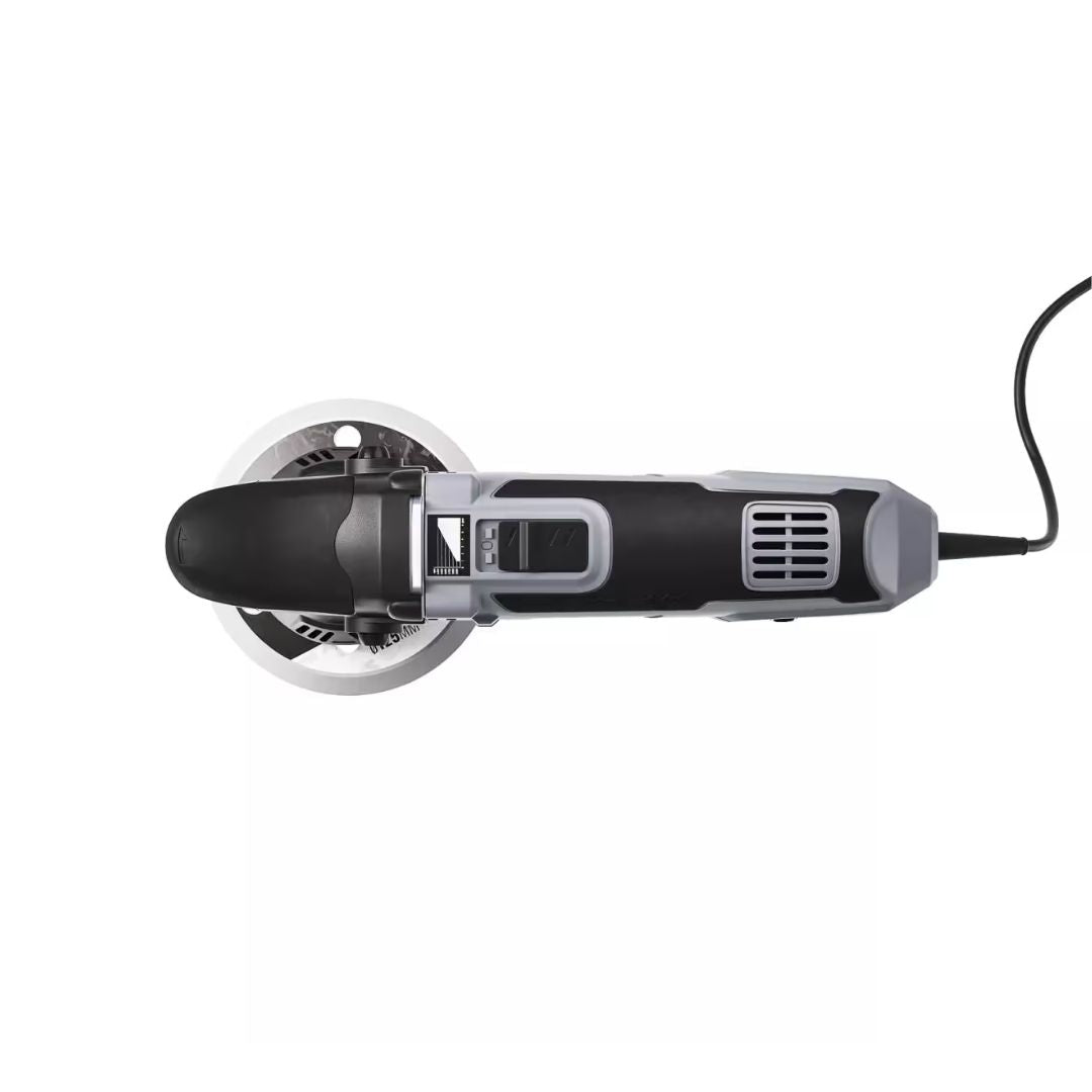 Black and gray chemicalworkz DA9 polisher tool on a white background